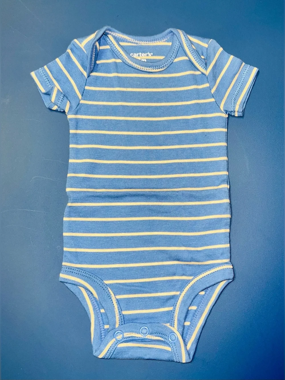 Carter's Baby Onesie Set - Blue, White, Mustard